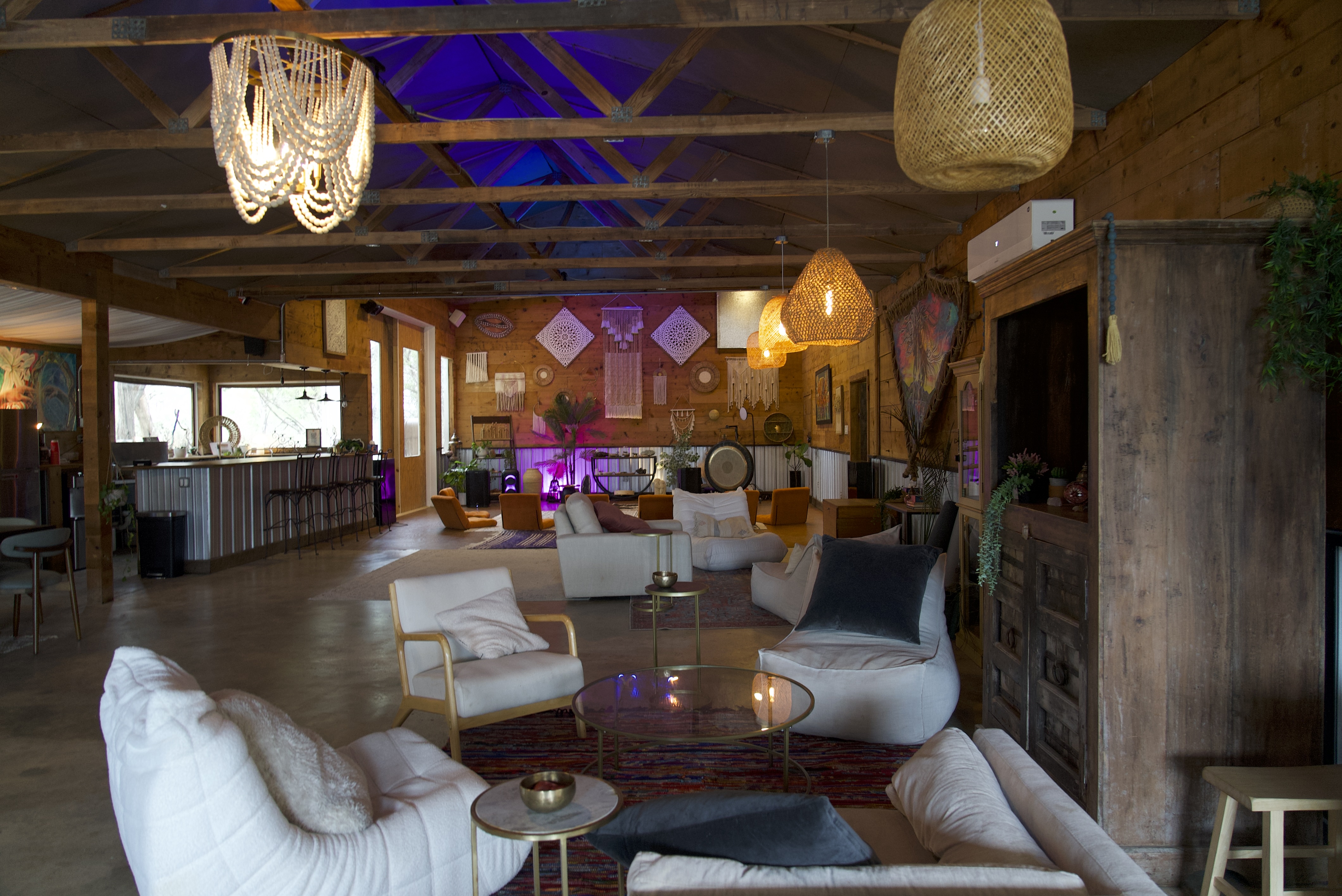 The Temple lounge — community gathering space